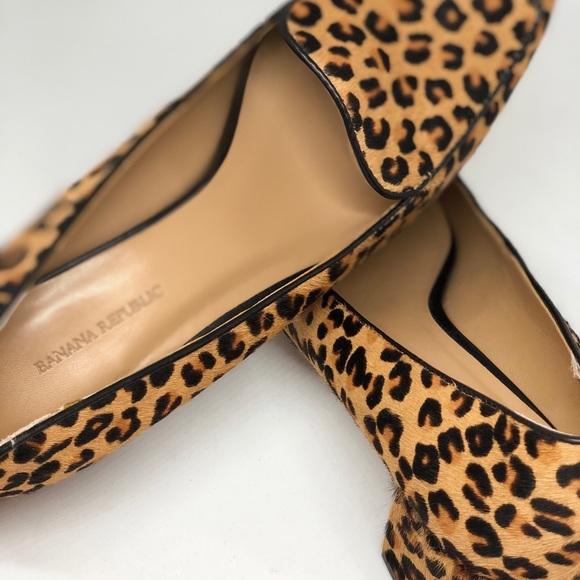BANANA REPUBLIC💥SOLD OUT💥Animal Print Pumps Size 9 - Picture 7 of 8